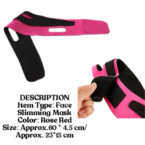 NEOPRENE FACE SHAPER SLIMMING JAW STRAP MASK - Picture 3 of 9
